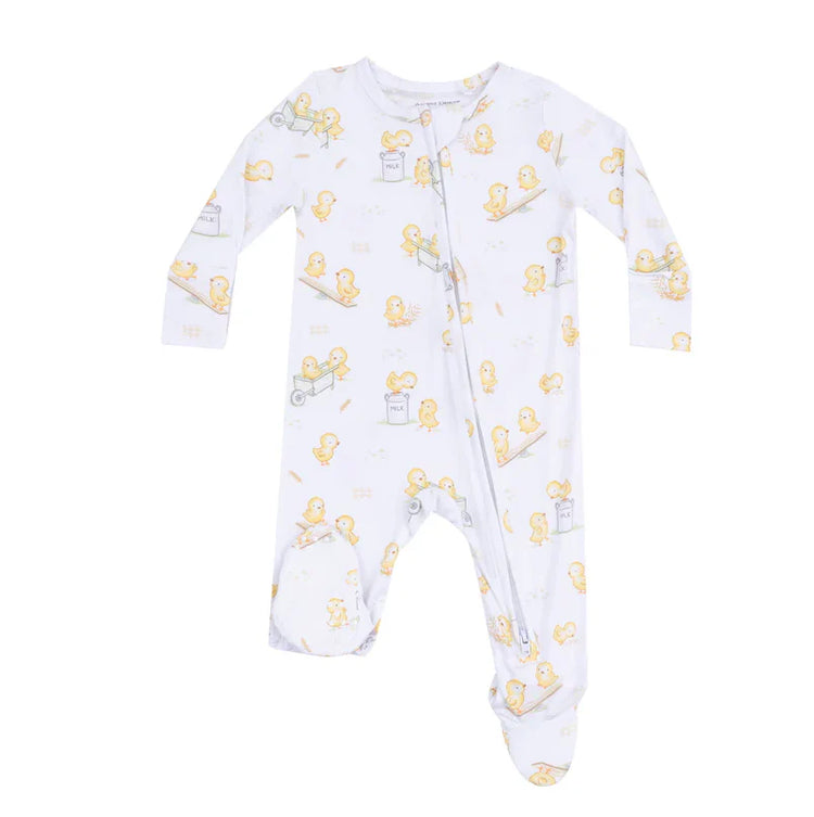 Baby Chicks 2 Way Zip Footie