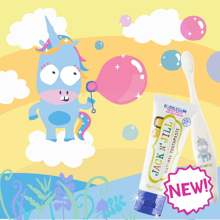 Jack N' Jill Natural Certified Kids Toothpaste Bubblegum