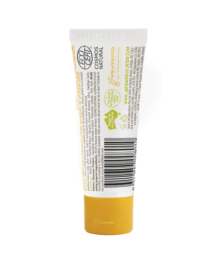 Jack N' Jill Natural Certified Kids Toothpaste Banana 50g