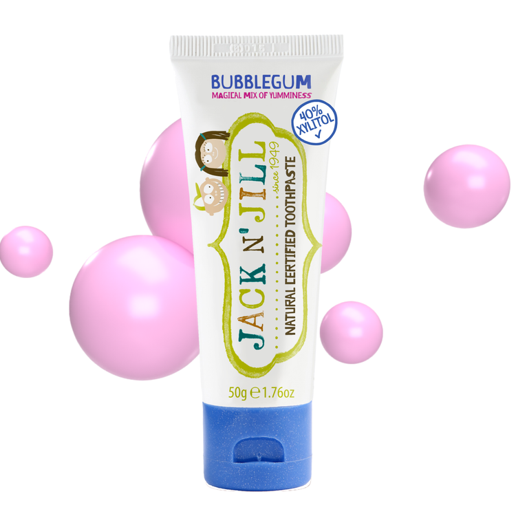 Jack N' Jill Natural Certified Kids Toothpaste Bubblegum