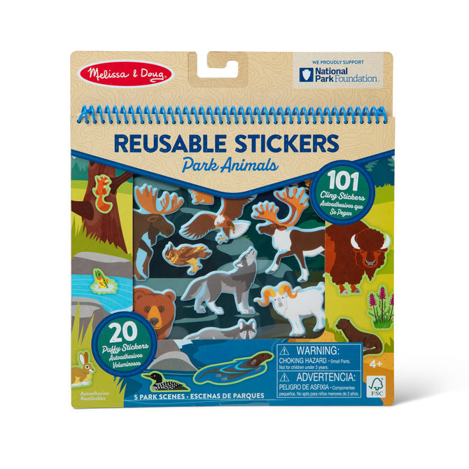 National Parks Reusable Stickers
