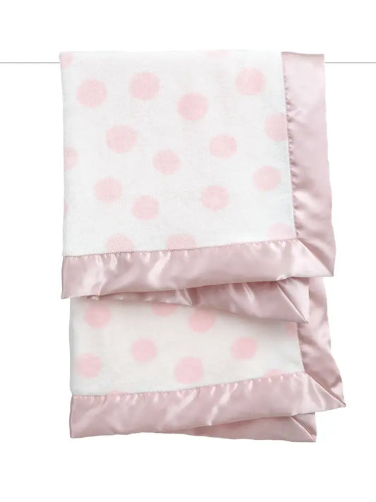Powder Plush Deluxe Dot Blanket