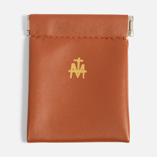 Brown Rosary Pouch
