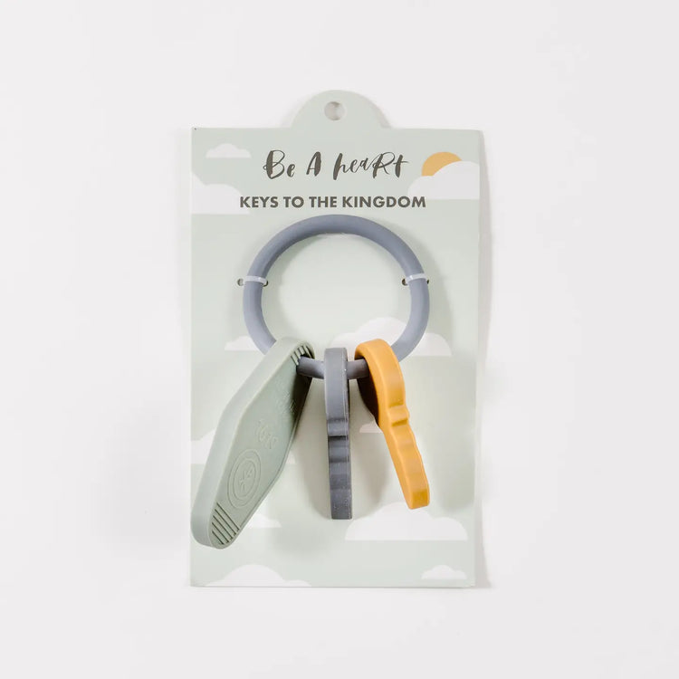 Keys To the Kingdom Green Silicone Teether