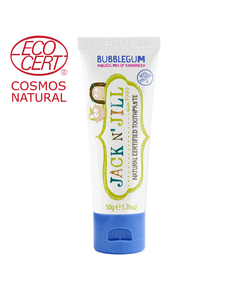 Jack N' Jill Natural Certified Kids Toothpaste Bubblegum
