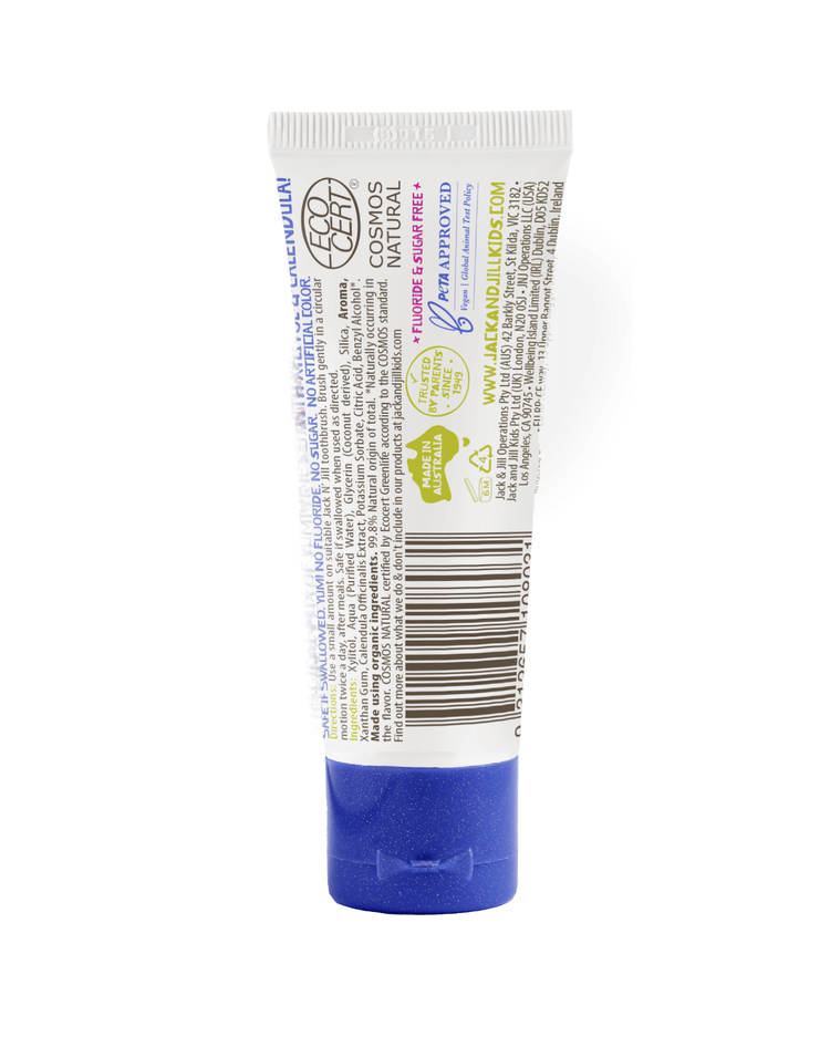 Jack N' Jill Natural Certified Kids Toothpaste Bubblegum