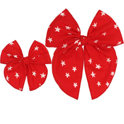 Heirloom Bow -  Red Star Clip
