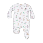 Angel Dear 2-Way Ruffle Back Zipper Footie