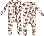 Angel Dear 2-Way Zipper Footie