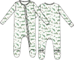 Angel Dear 2-Way Zipper Footie