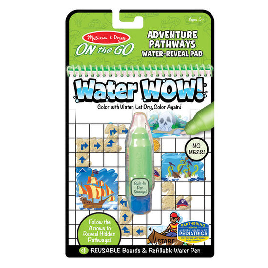 Melissa & Doug On the Go Water Wow Activity Pad, Colors and Shapes