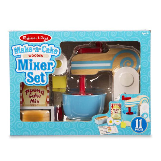 Wooden Make-a-Cake Mixer