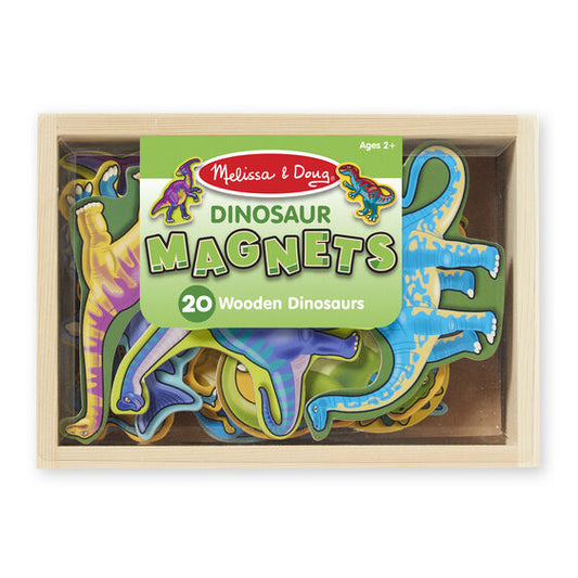 Wooden Dinosaur Magnets